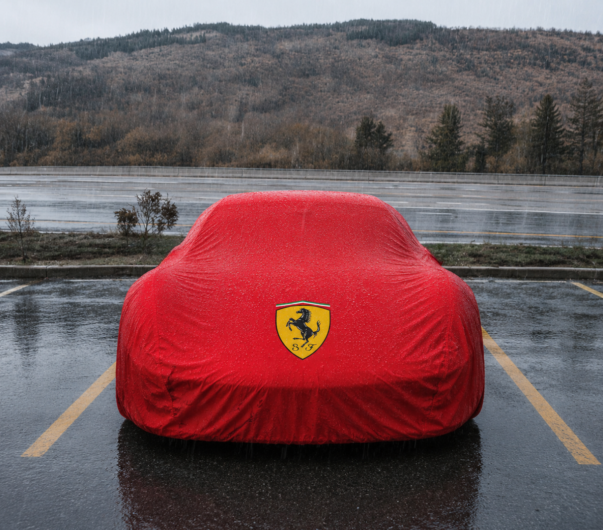 Ferrari Waterproof Car Cover Custom Fit